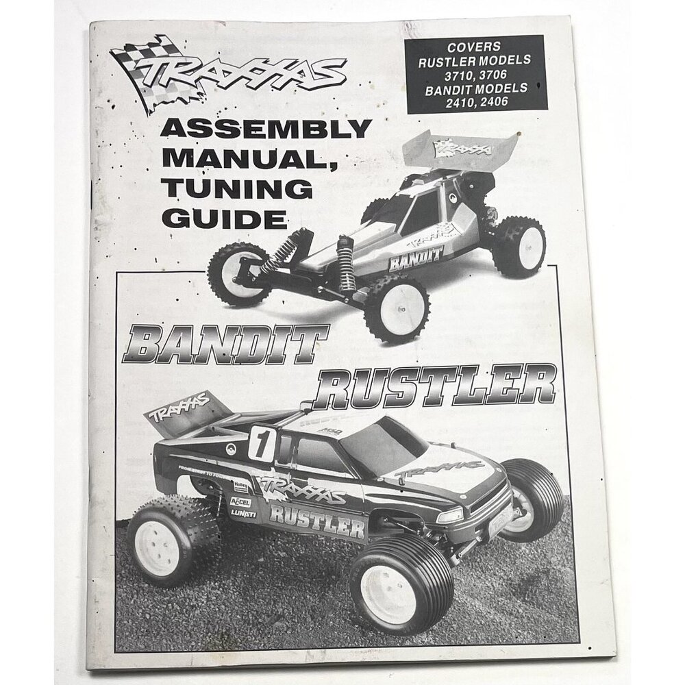 TRAXXAS Bandit 2410 2406 Rustler 3710 3706 RC Car ASSEMBLY MANUAL Tuning Guide